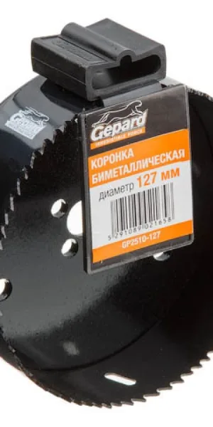 Коронка биметаллическая d127 мм GEPARD GP2510-127