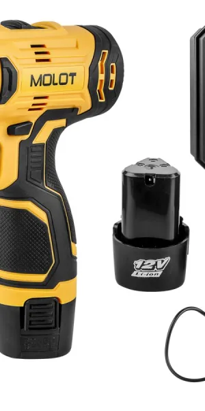 Дрель аккумуляторная Шуруповерт MOLOT MBD 1213 DLi 12В, 32Н*м, 2х2А*ч кейс 1335567