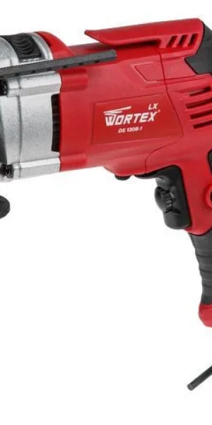 Дрель WORTEX LX DS 1308-1  800Вт, 0-3000об/мин, 25мм, ударная 0329087