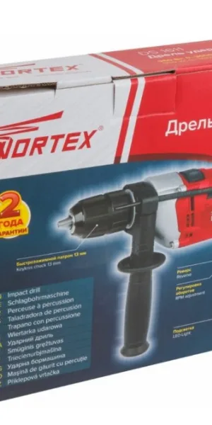 Дрель WORTEX DS 1611  950Вт, 0-3000об/мин, 13мм, ударная DS161100029