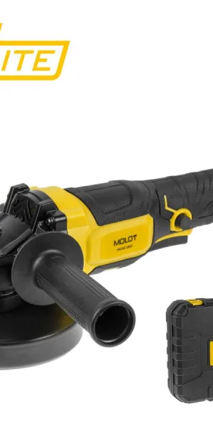 Углошлифовальная машина (Болгарка) MOLOT MCAG 1812 XLT Lite 18В 125мм 3000-8500 об/мин  с АКВ и З/У