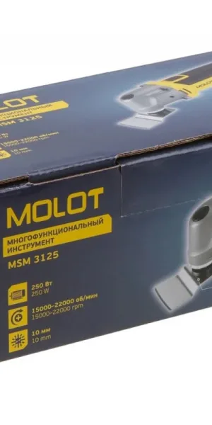 Реноватор, многофункциональный инструмент MOLOT MSM3125-1 250Вт 15000-22000об/мин 1335592