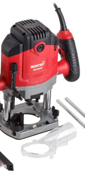 Фрезер WORTEX LX MM 5513 E, 1300Вт, цанга 8мм, 12000-30000 об/мин, ход фрезы 55мм, 1335913