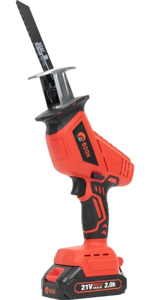 Пила сабельная аккумуляторная EDON URS-21A, 21В, 2х2Ач, 27813