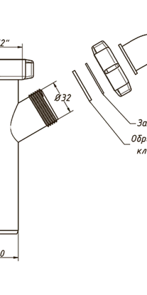 Патрубок ORIO А-4155