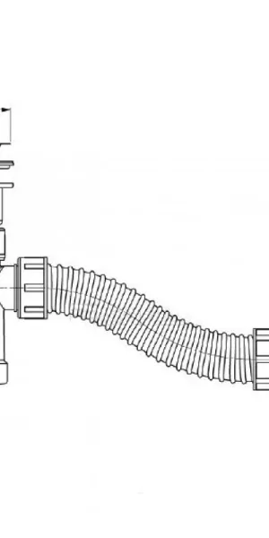 Сифон для раковины 1"1/4 с гофрой BETTOSERB 125310