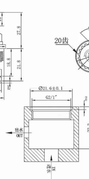 Кран-букса 1/2"-20шл 90* керамика тип I AV Engineering  AVSSS-103