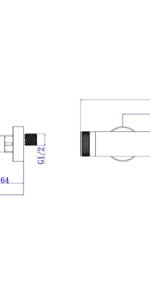Смеситель AV Engineering для ванны AVBON3-BW0 (SUS 304) D35 серия BON