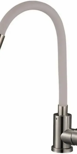 Смеситель Solone для кухни EZA4-F090YWYG гибкий излив белый