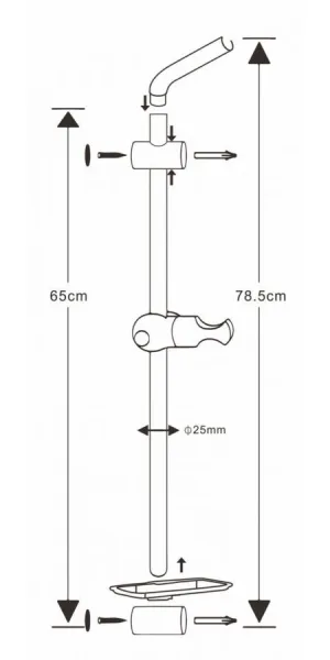 Душевая стойка A5-012 A-five