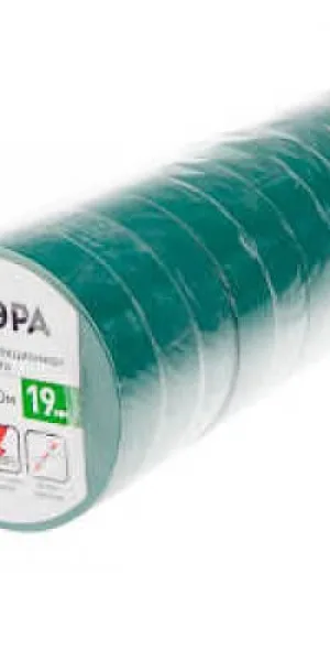 Изолента ПВХ Эра 19мм*20м  зеленая С0036544
