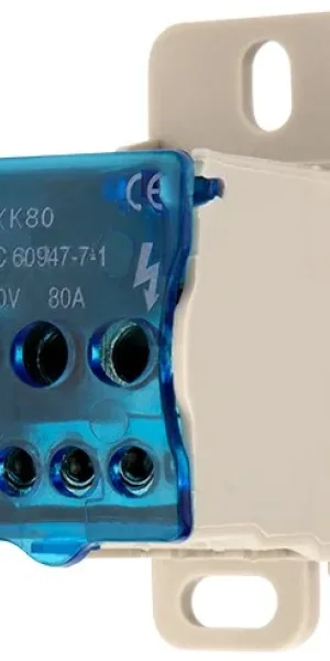 Блок распределительный РБД-80А на DIN-рейку REXANT, 11-2000