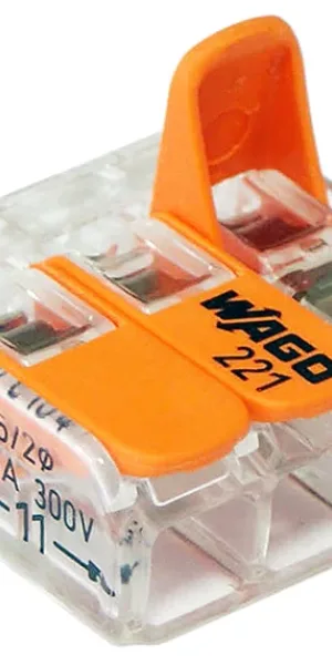 Клемма WAGO 221-413, 3 провода 0.14-4.0мм