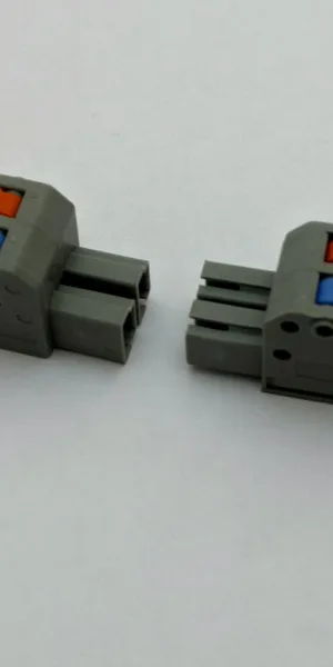 Клемма-разъем DEFA DF-2604D-2 (Color) 2 на 2х0,14/0,2-4,0 мм² (флажок)