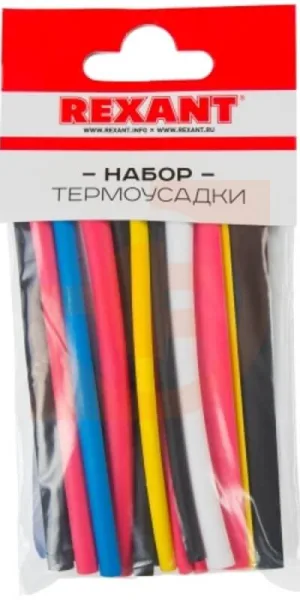 Трубка  термоусадочная набор "Rexant" №4 РЫБОЛОВ (10шт)  29-0104