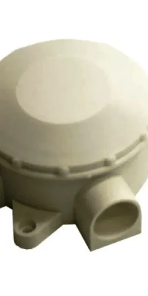 Коробка 3-х рожковая пластиковая, белая 70х30 КРК
