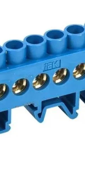 Шина нулевая № 12 "Стойка" ШНИ-8х12-12-КС-С, IEK, YNN10-812-12DP-K07