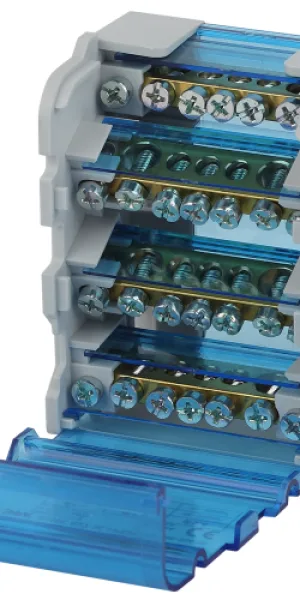 Шины на DIN-рейку ЭРА NO-224-15 в корпусе кросс-модуль ШНК 4х7 3L+PEN, Б0043933