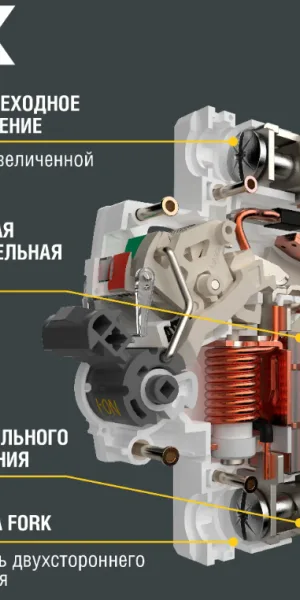 Автоматический выключатель ИЭК Armat 2п С 63А M06N 6кА IEK AR-M06N-2-C063