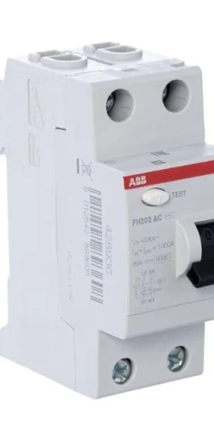 Автоматический выключатель ABB УЗО FH202 2п 63A 30мА тип АС 2CSF202003R3630