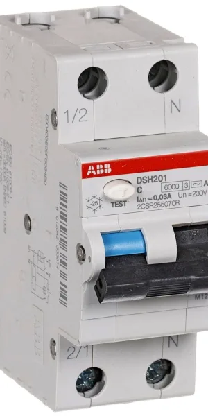 Автоматический выключатель дифференциального тока ABB 25А DSH201 30мА тип AC 2CSR255070R1254