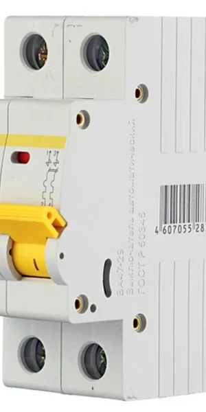 Автоматический выключатель ИЭК 2п С 32А ВА 47-29 4,5кА MVA20-2-032-C