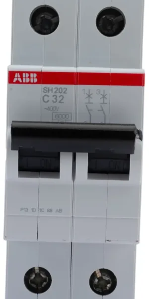 Автоматический выключатель ABB SH202 2п C 32А 6кА 2CDS212001R0324 модульный