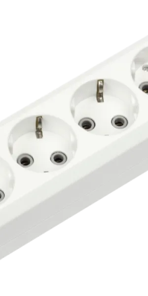 Колодка УЗВ-4USB-GRAND четырехместная с выключателем и заземлением, 2хUSB 5340 IN HOME IP20 2043081