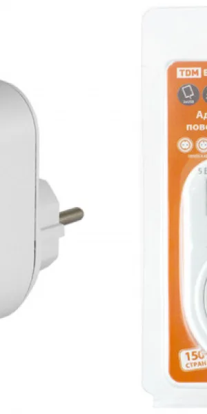 Адаптер универсальный поворотный с/з 250В 16А + 2USB 2.1A белый TDM SQ1806-0183
