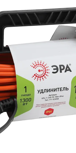 Удлинитель ЭРА (10м) UFx-1-2х0,75 рамка  Б0046820