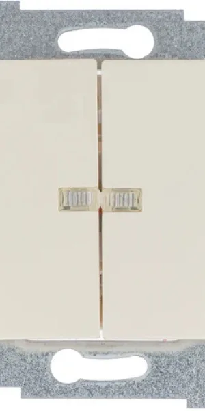 Выключатель АКСИОМА, слоновая кость, 2кл, с подсветкой С510-450, 122010