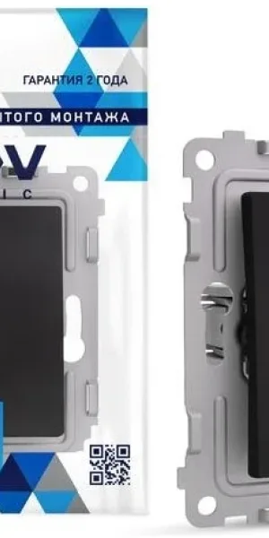 Выключатель TOKOV Pixel 3кл С/У, 10А, IP20 карбон TKE-PX-V3-C14