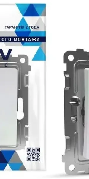 Выключатель TOKOV Pixel 2кл С/У, 10А, IP20 проходной, перламутр TKE-PX-P2-C04
