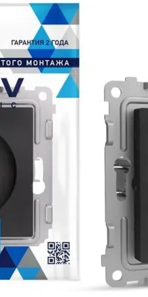 Розетка TOKOV Pixel 1м С/У, 16А, IP20, Б/З карбон TKE-PX-R1-C14