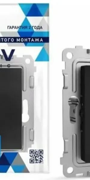 Розетка TOKOV Pixel TV коннектор C/У, IP20, карбон TKE-PX-A1C-C14