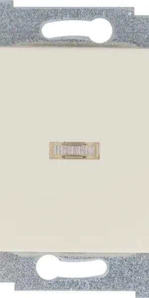 Выключатель АКСИОМА, слоновая кость, 1кл, с подсветкой С110-448, 122008