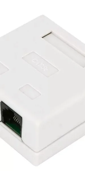 Розетка ПК (RJ45 кат. 5е) 2гн. "Rexant" 03-0151