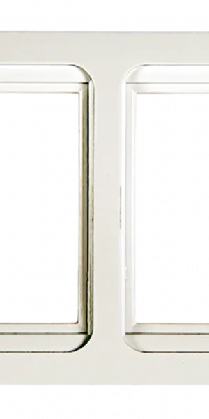 Рамка IN HOME, CLASSICO 2м, горизонтальная, 2302Н, IN HOME белая 4680005959938