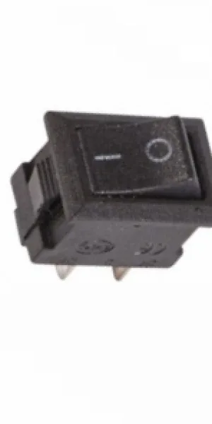 Выключатель клавишный REXANT 36-2010 ON-OFF 250V 3А (2с) Micro, чёрный