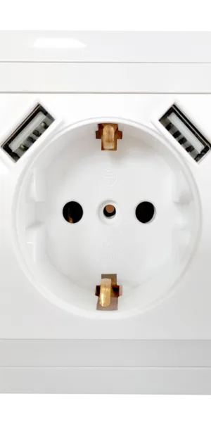 Розетка IN HOME, CLASSICO С/У, 1м, Б/З, 2хUSB, 2147, IN HOME белая 4690612035260