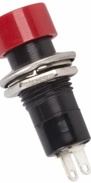 Выключатель кнопка REXANT 36-3060 ON-OFF 250V 1А (2с) (PBS-16А), красная, с фиксацией