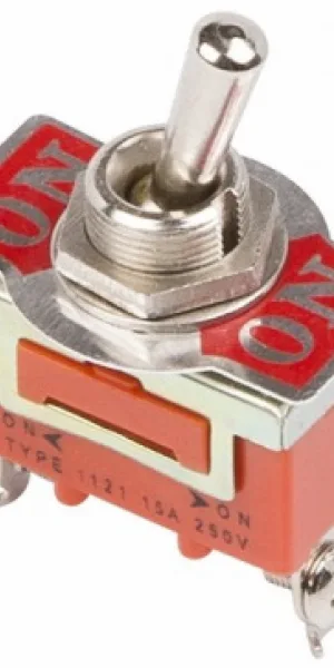 Тумблер NK-102 250V 15А (3c) ON-ON однополюсный "Rexant"  36-4111
