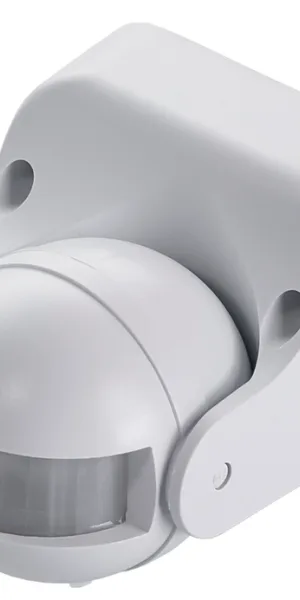 Датчик движения "JazzWay" PMS-IR 009, 1200Вт, 12м, 180°, IP44, белый
