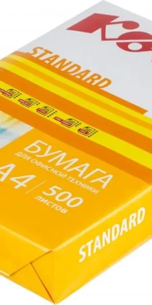 Бумага А4 500л "КОМУС" Standart 80г/м²