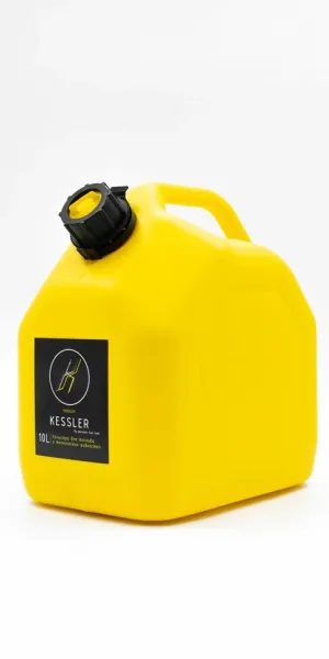 Канистра KESSLER 10л желтая для ГСМ A1-02-02 без крышки