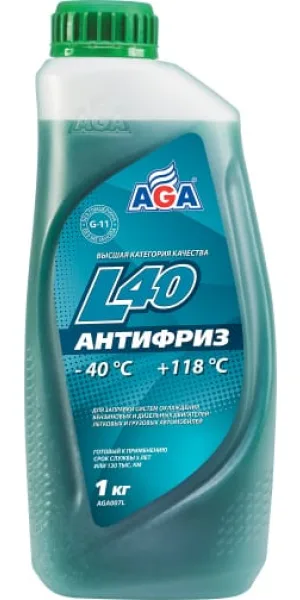 Антифриз сине-зеленый AGA-L40  AGA007L 1 кг