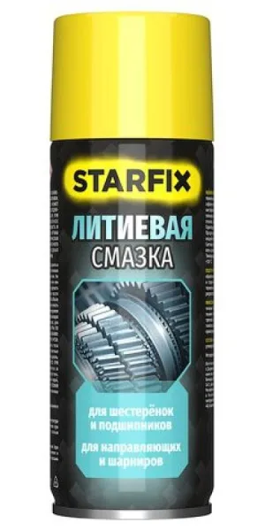 Смазка литиевая STARFIX аэрозоль 520мл SM-86104-1