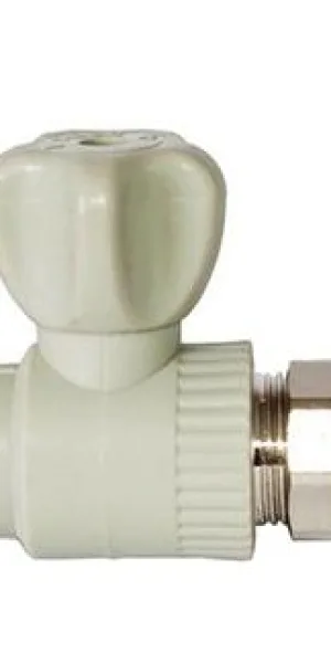 Кран шаровый полипропиленовый РР-R 25х3/4" (радиаторный прямой) - - -