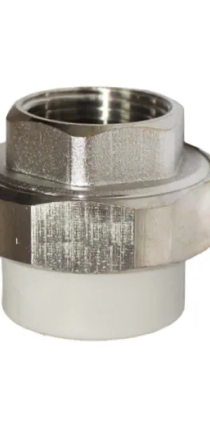 Американка полипропиленовая 25-1/2" гайка белая