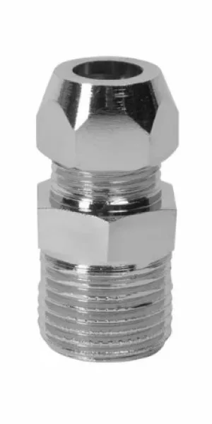 Цанга 125М 10х1/2" штуцер хром REMER
